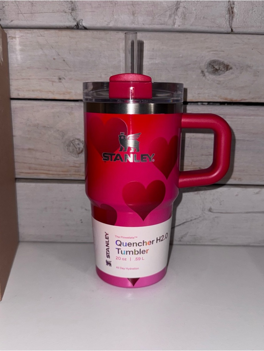 Stanley x Target 20oz Quencher - Rouge Heart Gradient - Valentines NWT Release